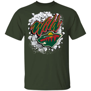 Amazing Earthquake Art Minnesota Wild T Shirt