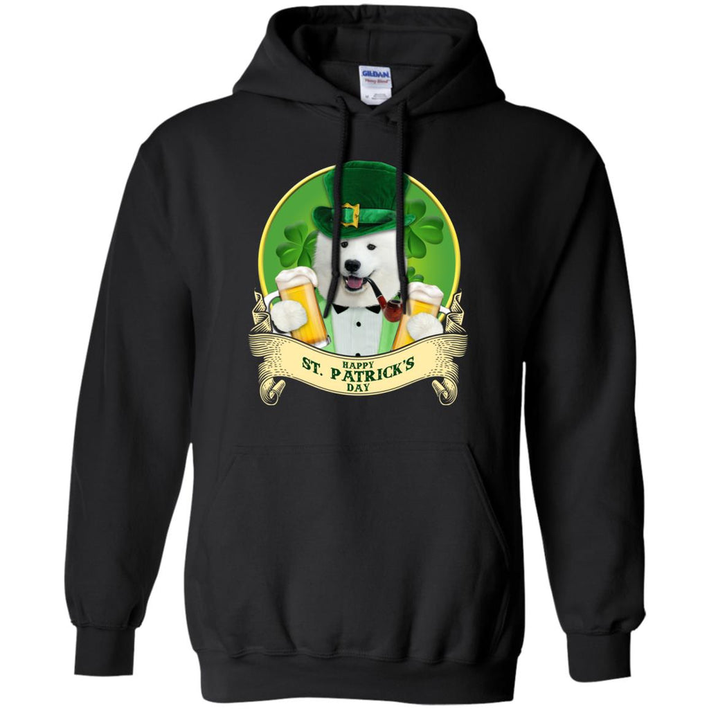 Funny Samoyed Tshirt Happy St Patrick's Day Sammy Dog Gift