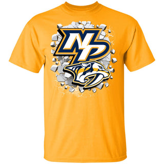 Amazing Earthquake Art Nashville Predators T Shirt