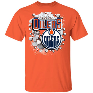 Amazing Earthquake Art Edmonton Oilers T Shirt