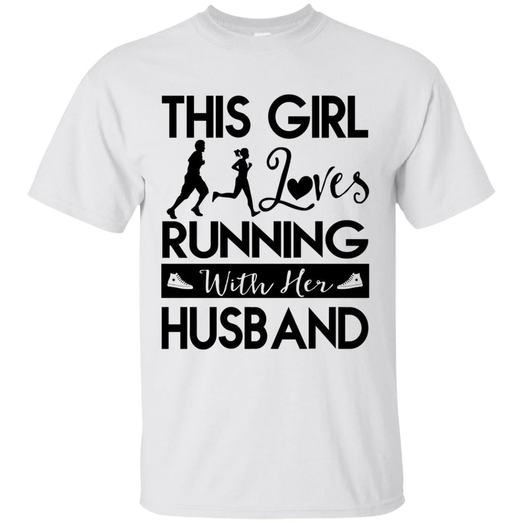 This Girl Loves Running With Her Husband Tshirt Gift
