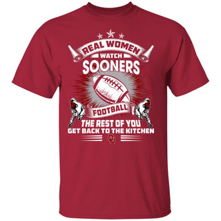 Real Women Watch Oklahoma Sooners Gift T Shirt