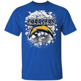 Amazing Earthquake Art Los Angeles Chargers T Shirt