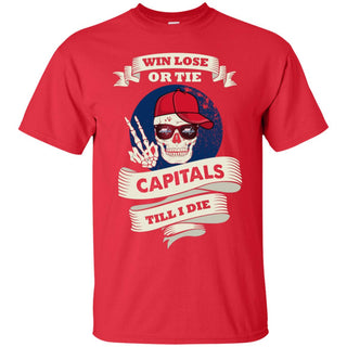 Cute Skull Say Hi Washington Capitals Tshirt For Fans