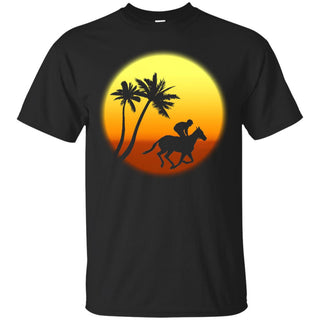 Cool Racing Horse Tshirt For Equestrian Gift Lover