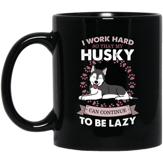 My Husky Lazy In Siberian Dog Mugs