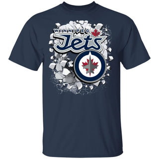 Amazing Earthquake Art Winnipeg Jets T Shirt