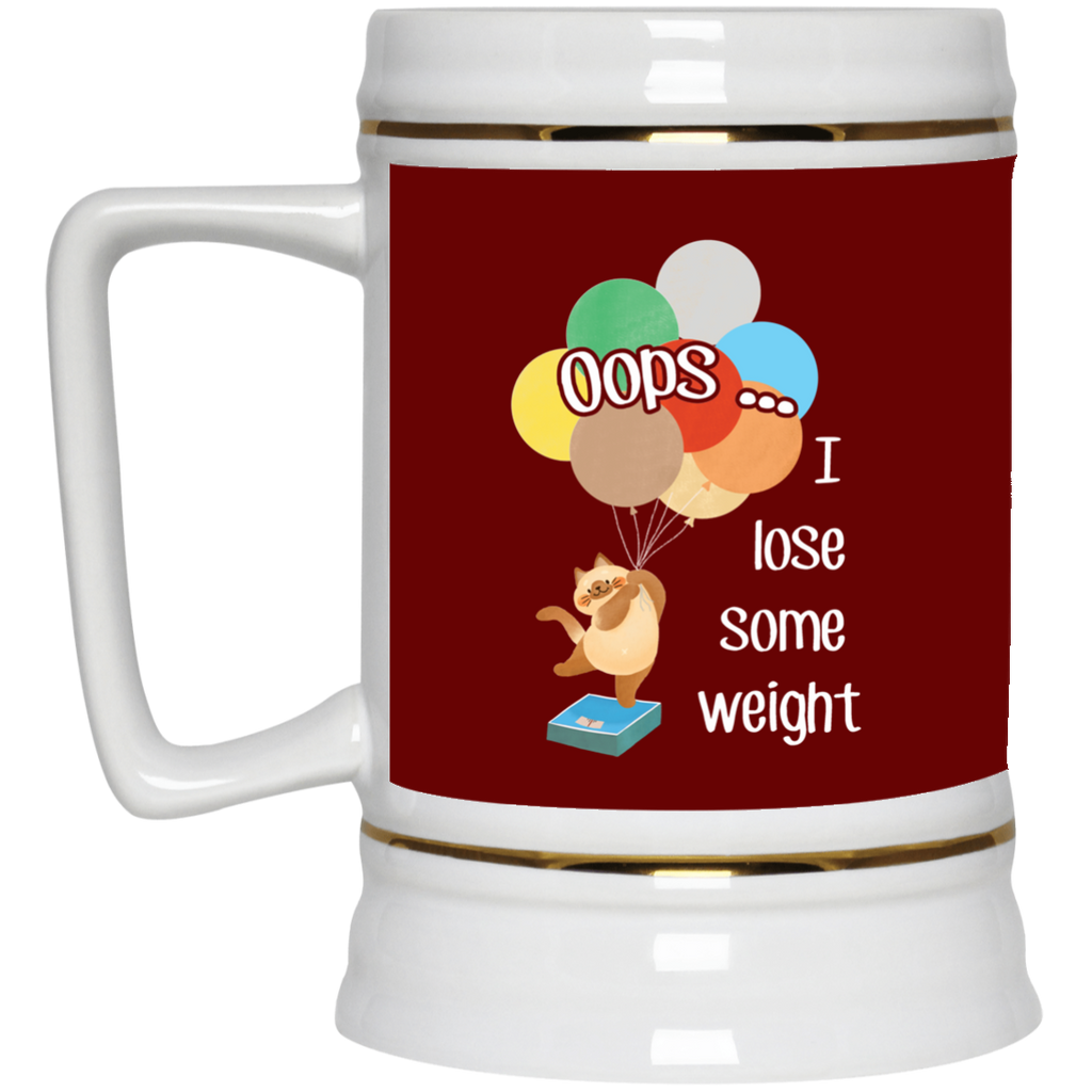 Oops I Lose Some Weight Cat Mugs