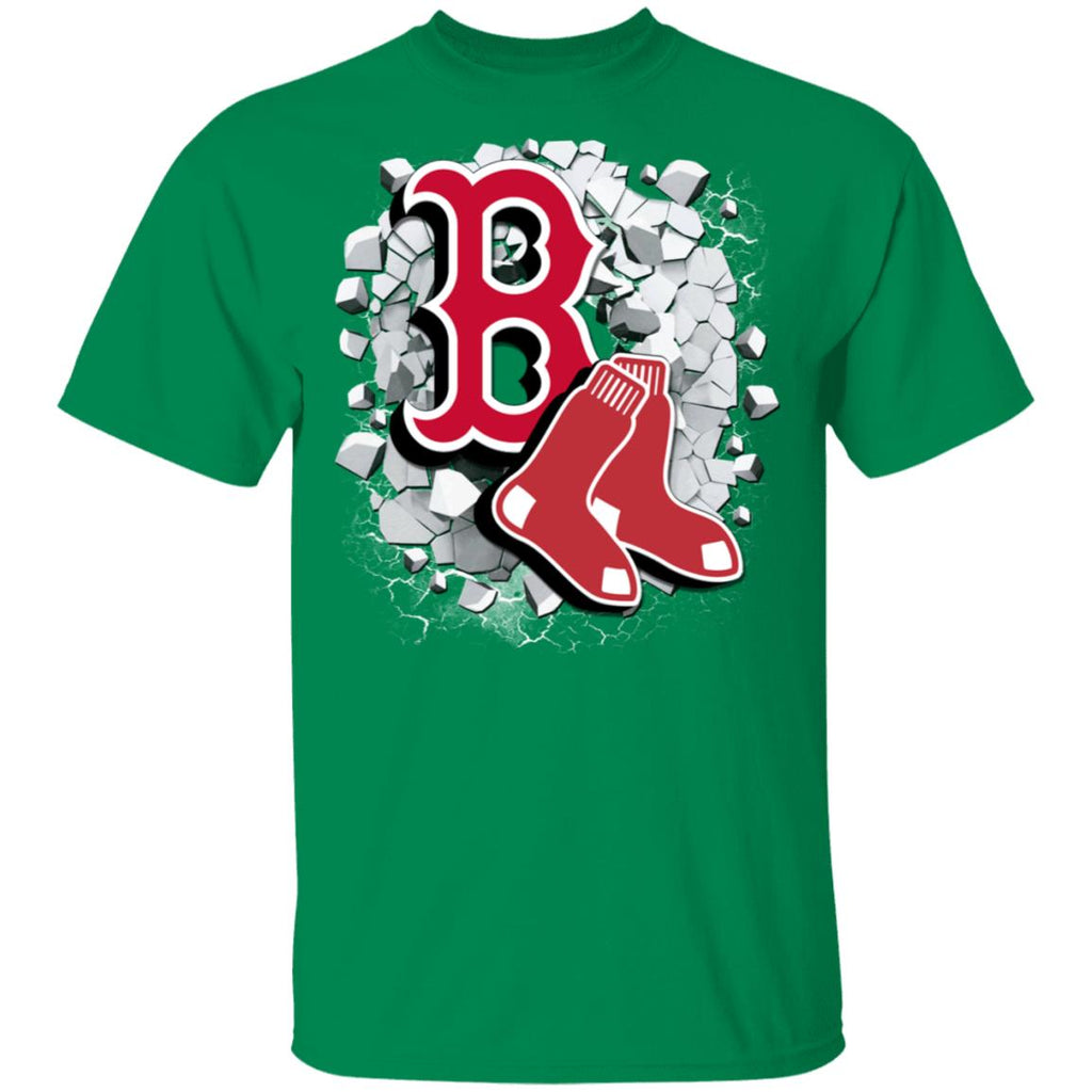 Amazing Earthquake Art Boston Red Sox T Shirt