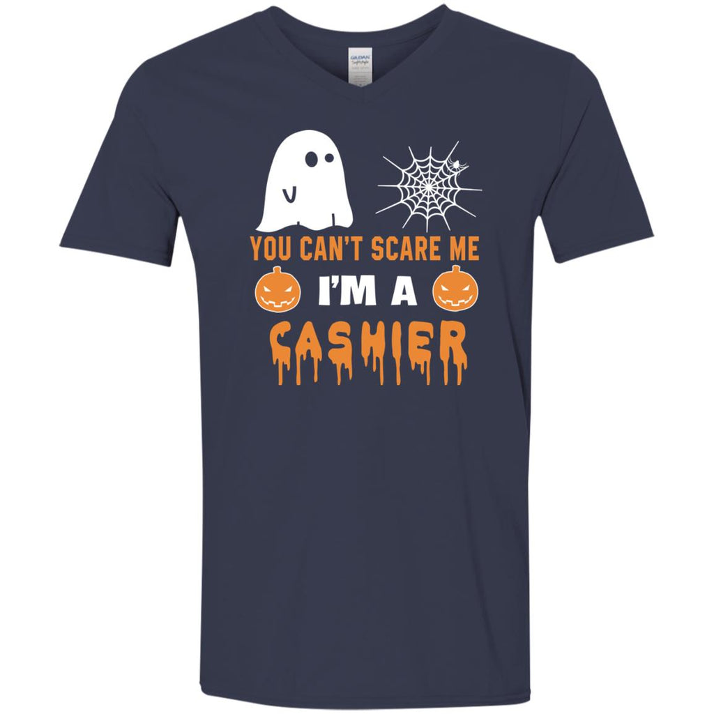 You Can't Scare Me Cashier Halloween Tee Shirt Gift