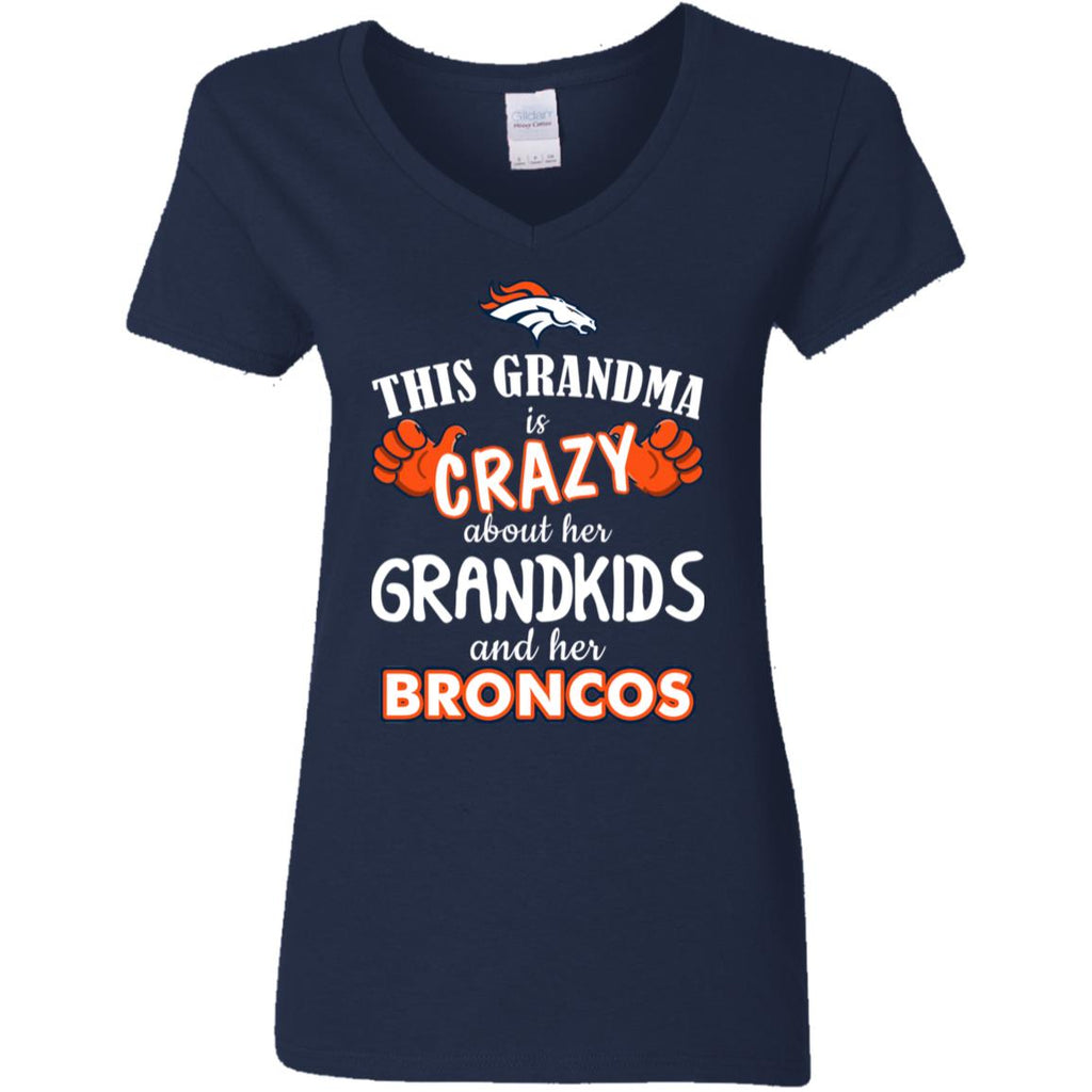 This Grandma Is Crazy About Her Grandkids And Her Broncos Tshirt