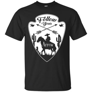 Nice Horse Tshirt Follow Your Arrow is a cool equestrian gift for friends