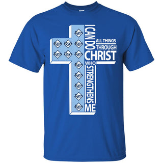 Gorgeous I Can Do All Things Through Christ Tampa Bay Rays T Shirts