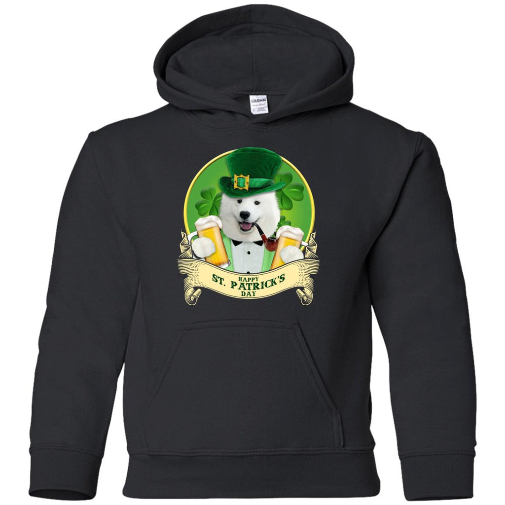 Funny Samoyed Tshirt Happy St Patrick's Day Sammy Dog Gift