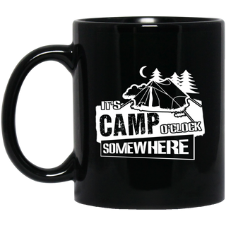 Nice Camping Mugs - It's Camping O'clock Somewhere, is a cool gift