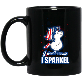 Unicorn - I Don't Sweat I Sparkle Mugs