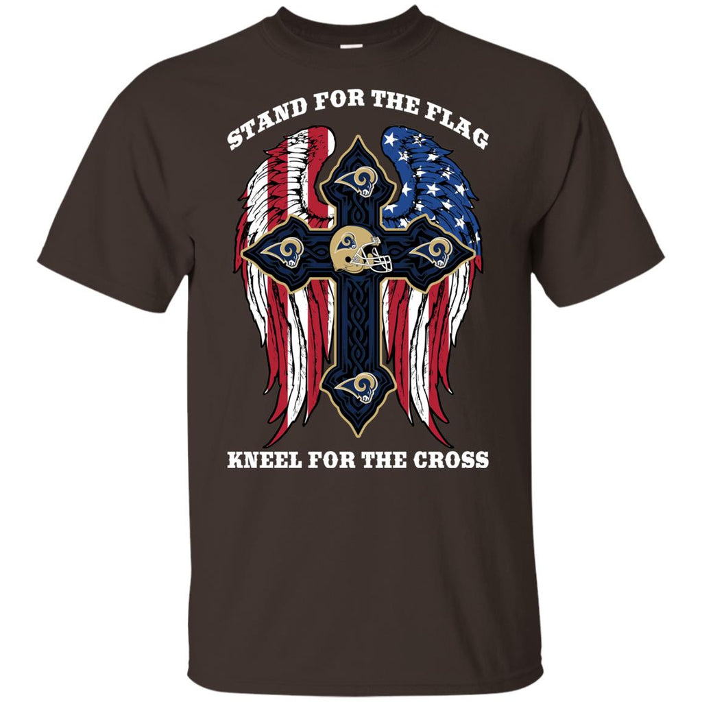 Stand For The Flag Kneel For The Cross Los Angeles Rams Tshirt