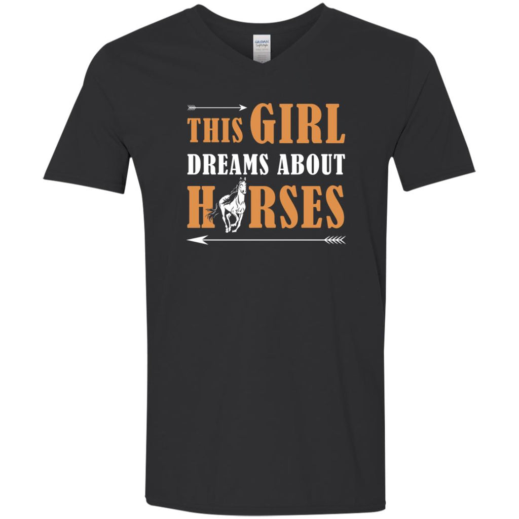 This Girl Dreams About Horses Tshirt For Equestrian Girl Gift