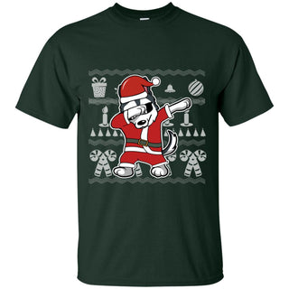 Husky Dabbing In Christmas Tee Shirt