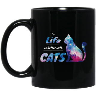 Life Is Better With Cats Mugs