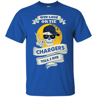 Cute Skull Say Hi Los Angeles Chargers T Shirts