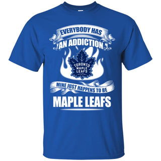 Has An Addiction Mine Just Happens To Be Toronto Maple Leafs Tshirt