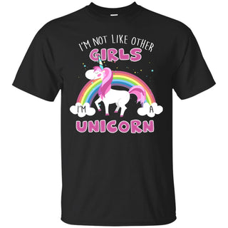 I'm Not Like Other Girls Unicorn Tee Shirt for Magical Animal Gift