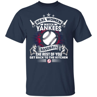 Real Women Watch New York Yankees Gift T Shirt