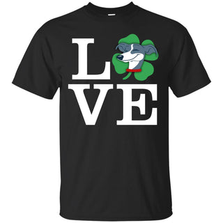 Funny Hound Dog Shirt Love Animals Greyhound St. Patrick's day Gift