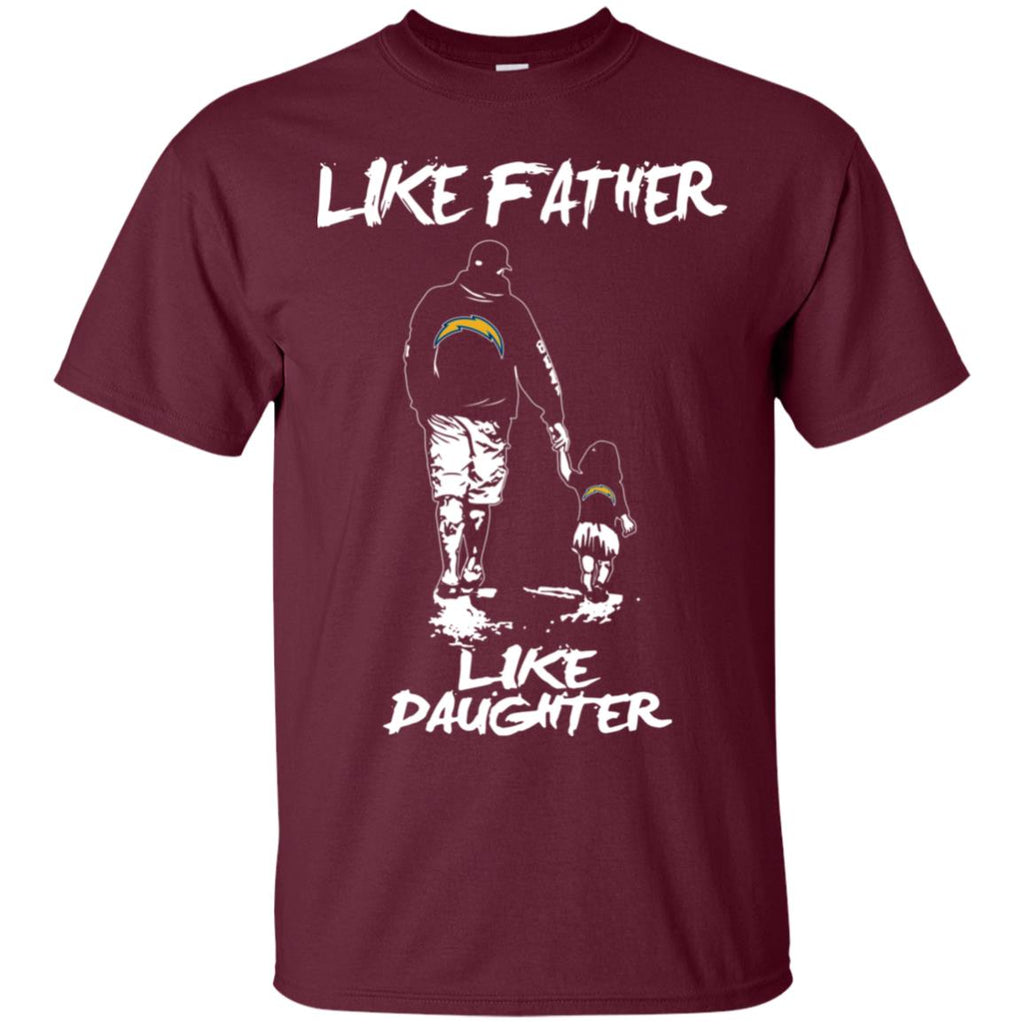 Great Like Father Like Daughter Los Angeles Chargers T Shirts