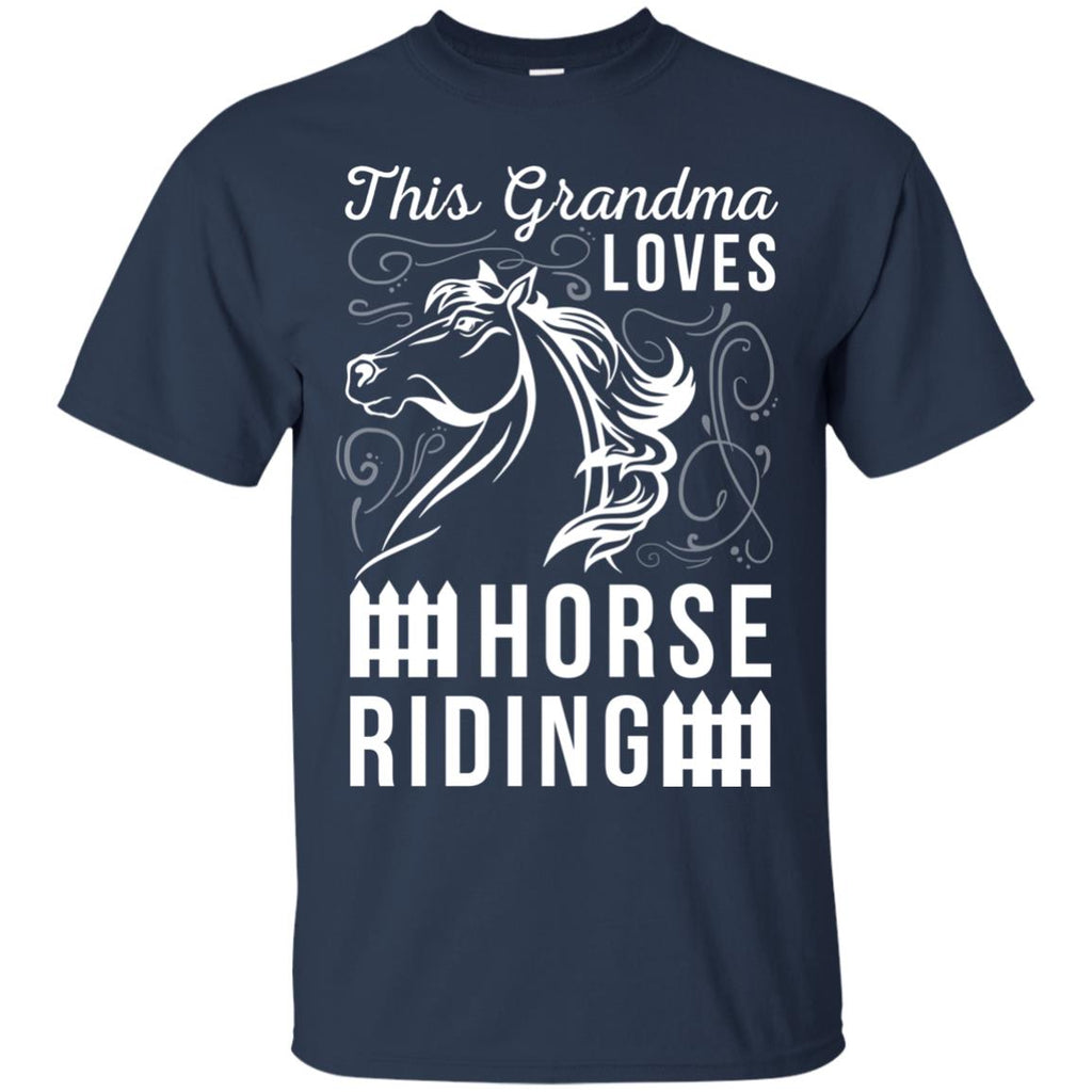 This Grandma Loves Horse Riding Horse Tshirt For Equestrian Gift