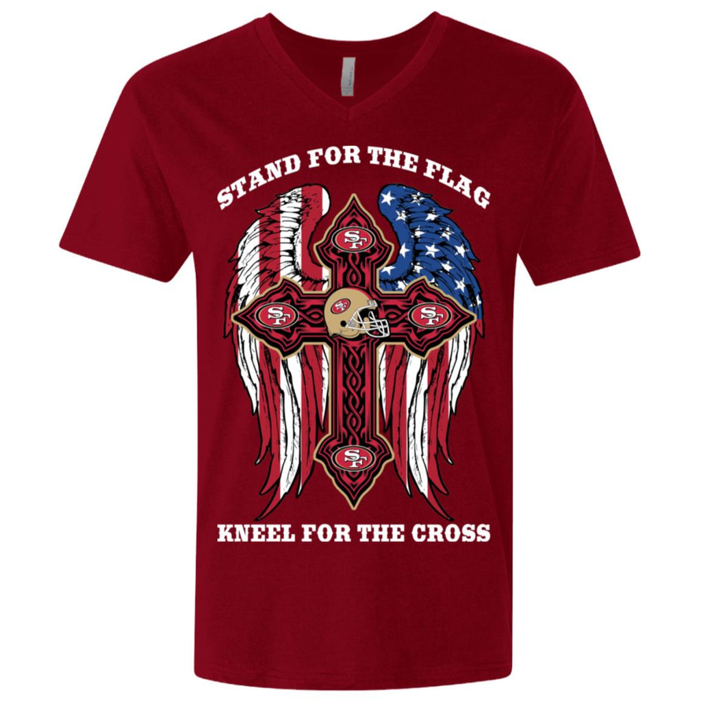 Stand For The Flag Kneel For The Cross San Francisco 49ers Tshirt
