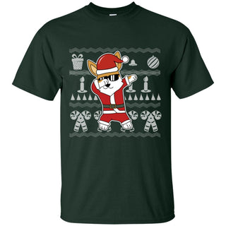 Corgi Dabbing In Christmas Tshirt For Pembroke Dog Lover