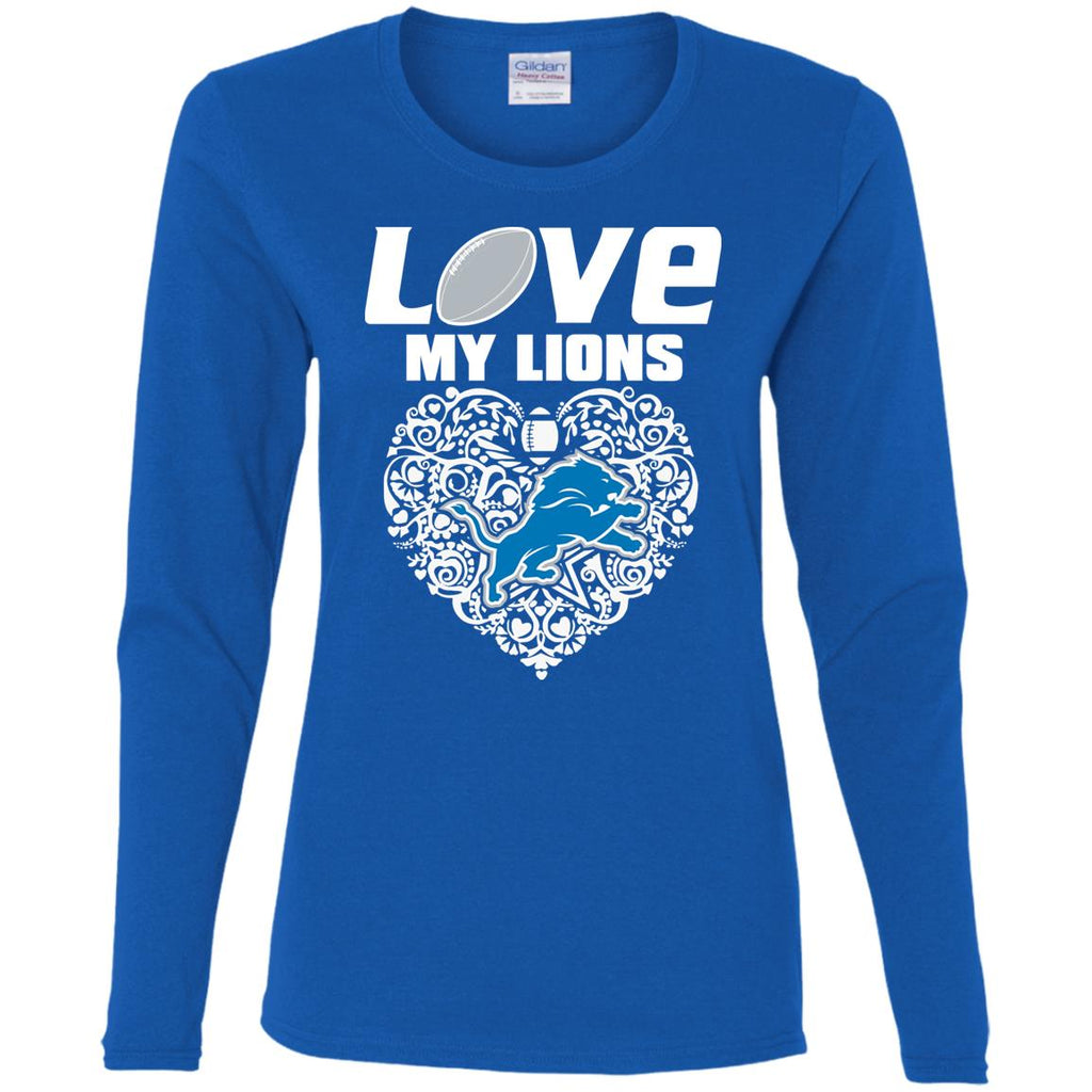I Love My Teams Detroit Lions T Shirt