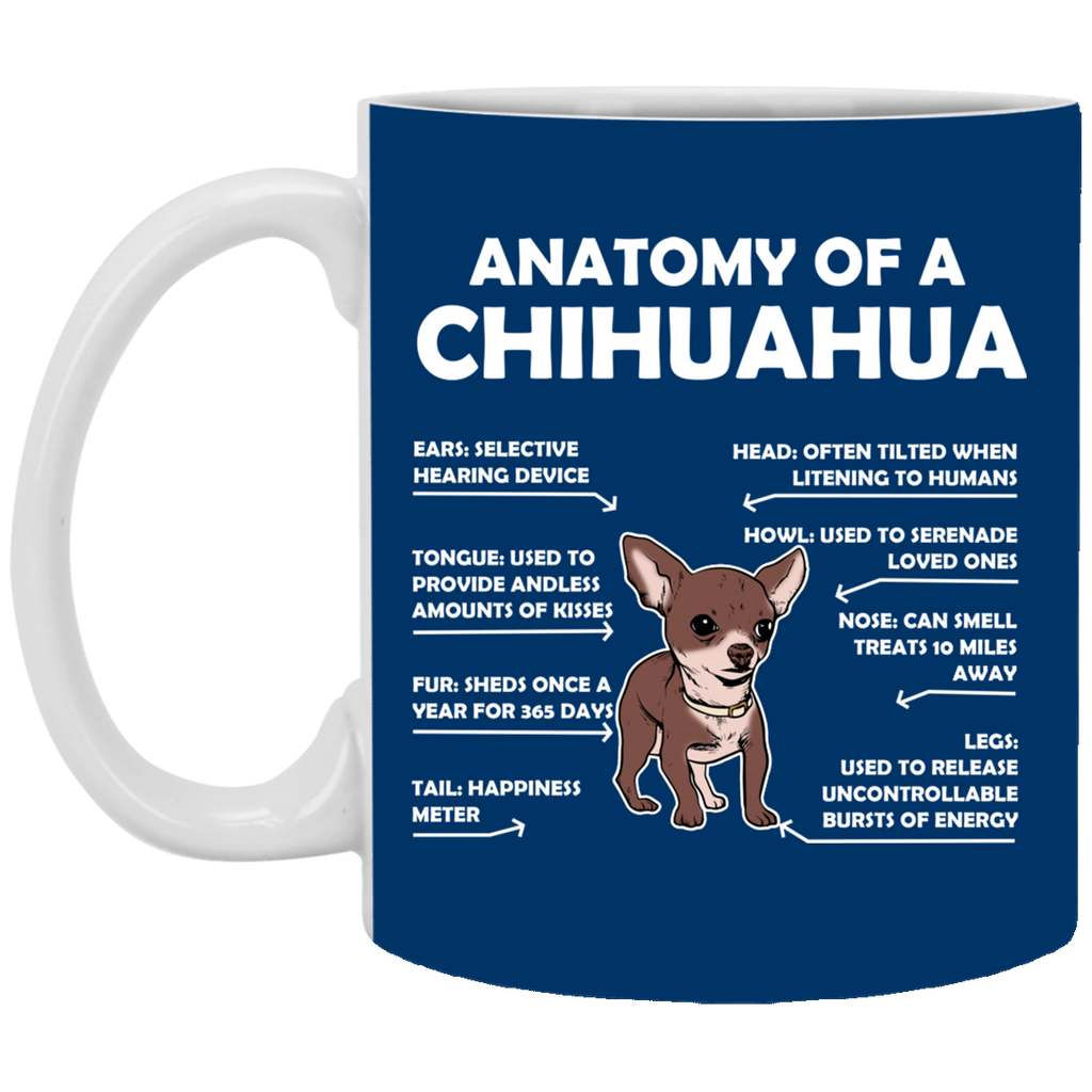 Anatomy Chihuahua Everything For Animal Lovers Mugs