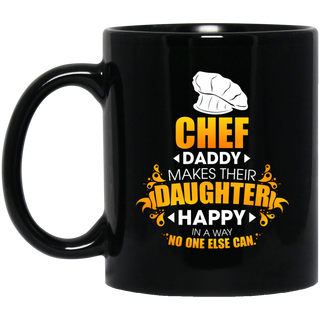 Chef Daddy Makes Their Daughter Happy Mugs