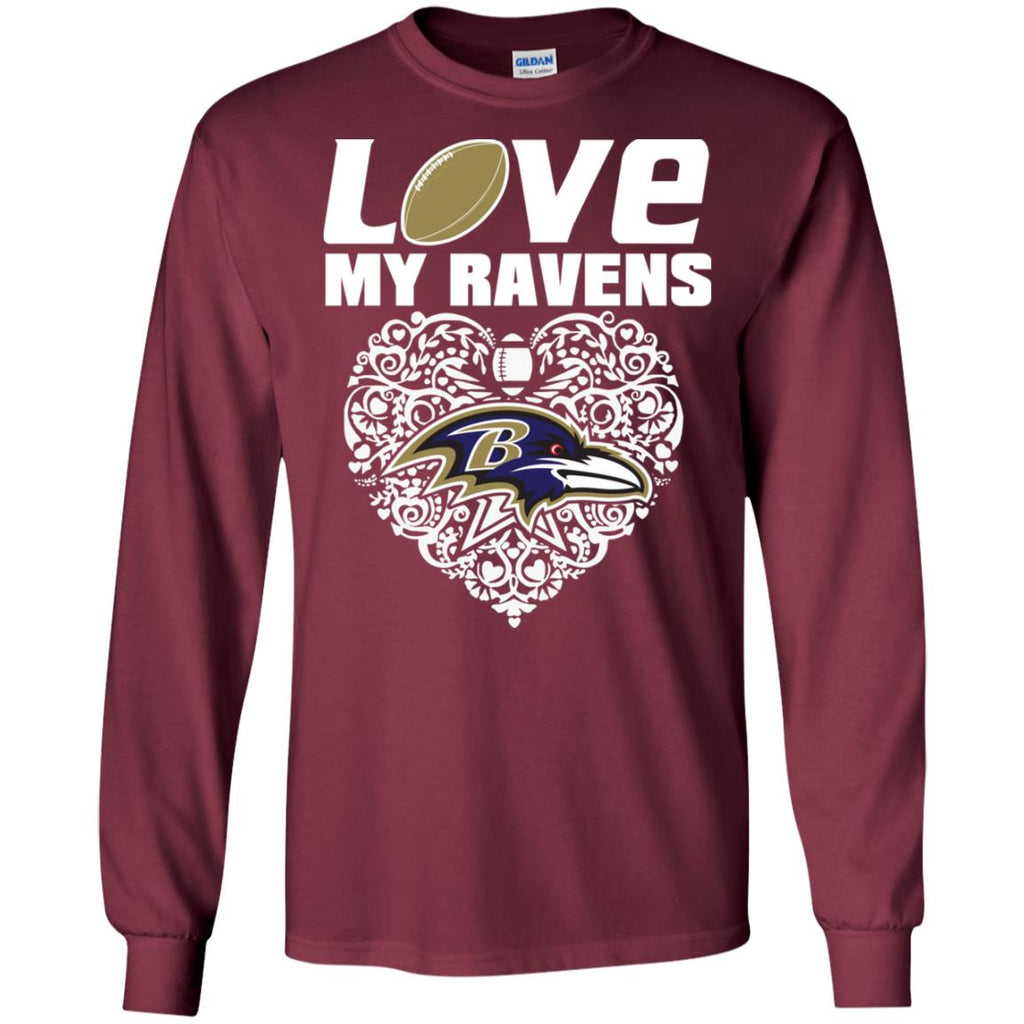 I Love My Teams Baltimore Ravens T Shirt