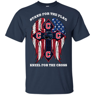 Stand For The Flag Kneel For The Cross Cleveland Indians Tshirt