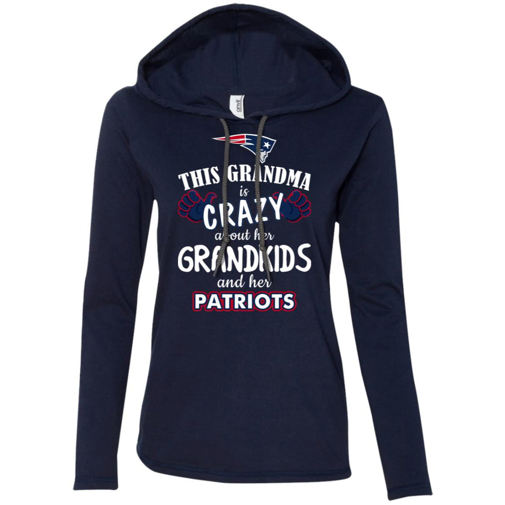 This Grandma Is Crazy About Her Grandkids And Her Patriots Tshirt