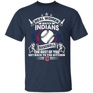 Real Women Watch Cleveland Indians Gift T Shirt