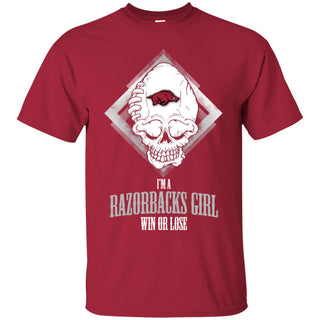 Arkansas Razorbacks Girl Win Or Lose Tee Shirt