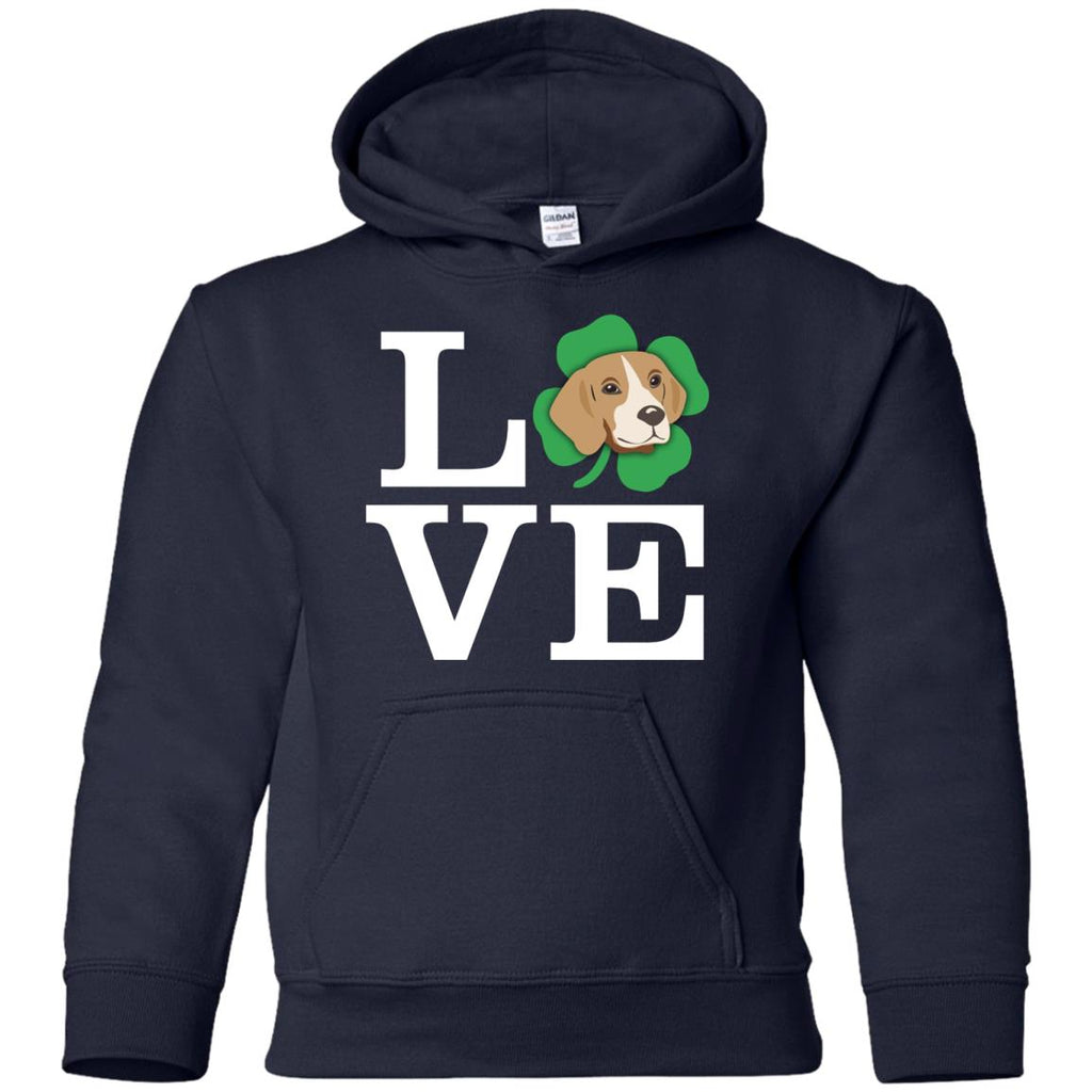 Funny Beagle Dog Shirt Love Animals For St. Patrick's Day Gifts