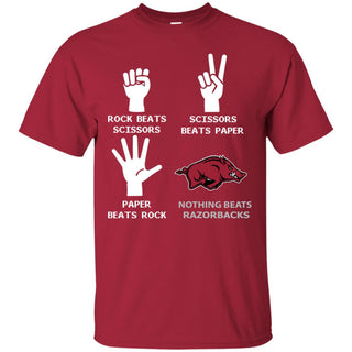 Nothing Beats Arkansas Razorbacks Tshirt For Fan