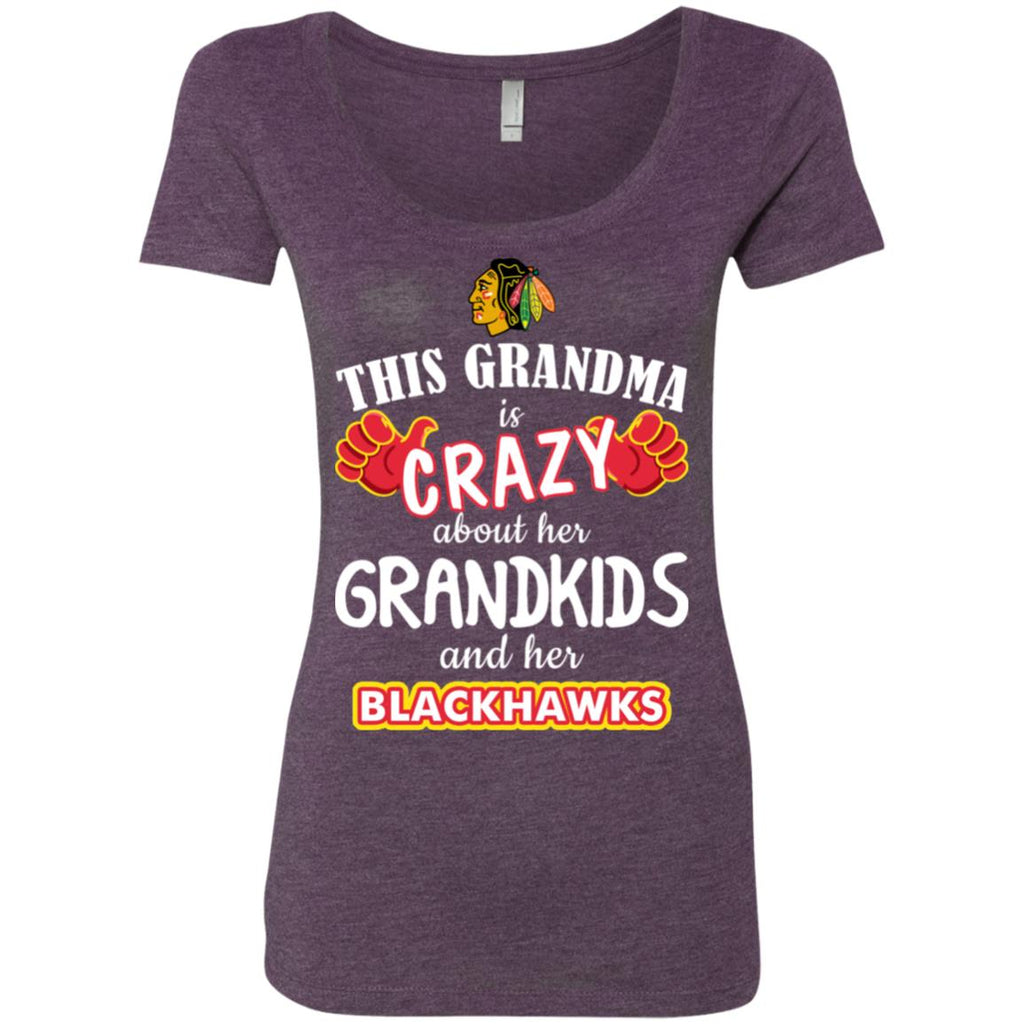 This Grandma Is Crazy About Her Grandkids And Her Blackhawks Tshirt