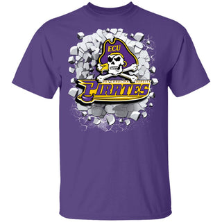 Amazing Earthquake Art East Carolina Pirates T Shirt