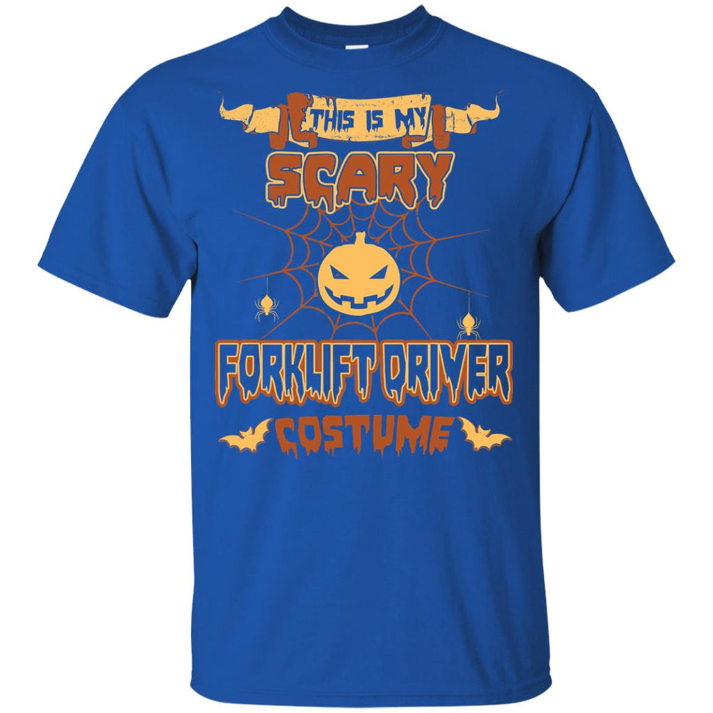 This Is My Scary Forklift Driver Costume Halloween Tee Shirt