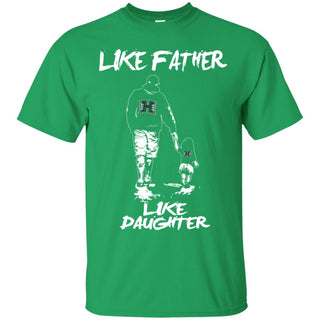 Great Like Father Like Daughter Hawaii Rainbow Warriors Tshirt For Fans