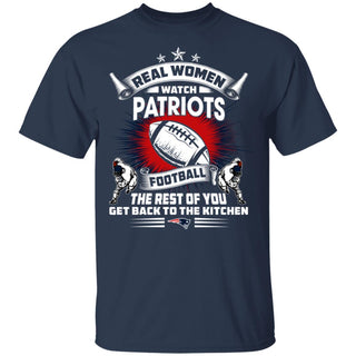 Real Women Watch New England Patriots Gift T Shirt