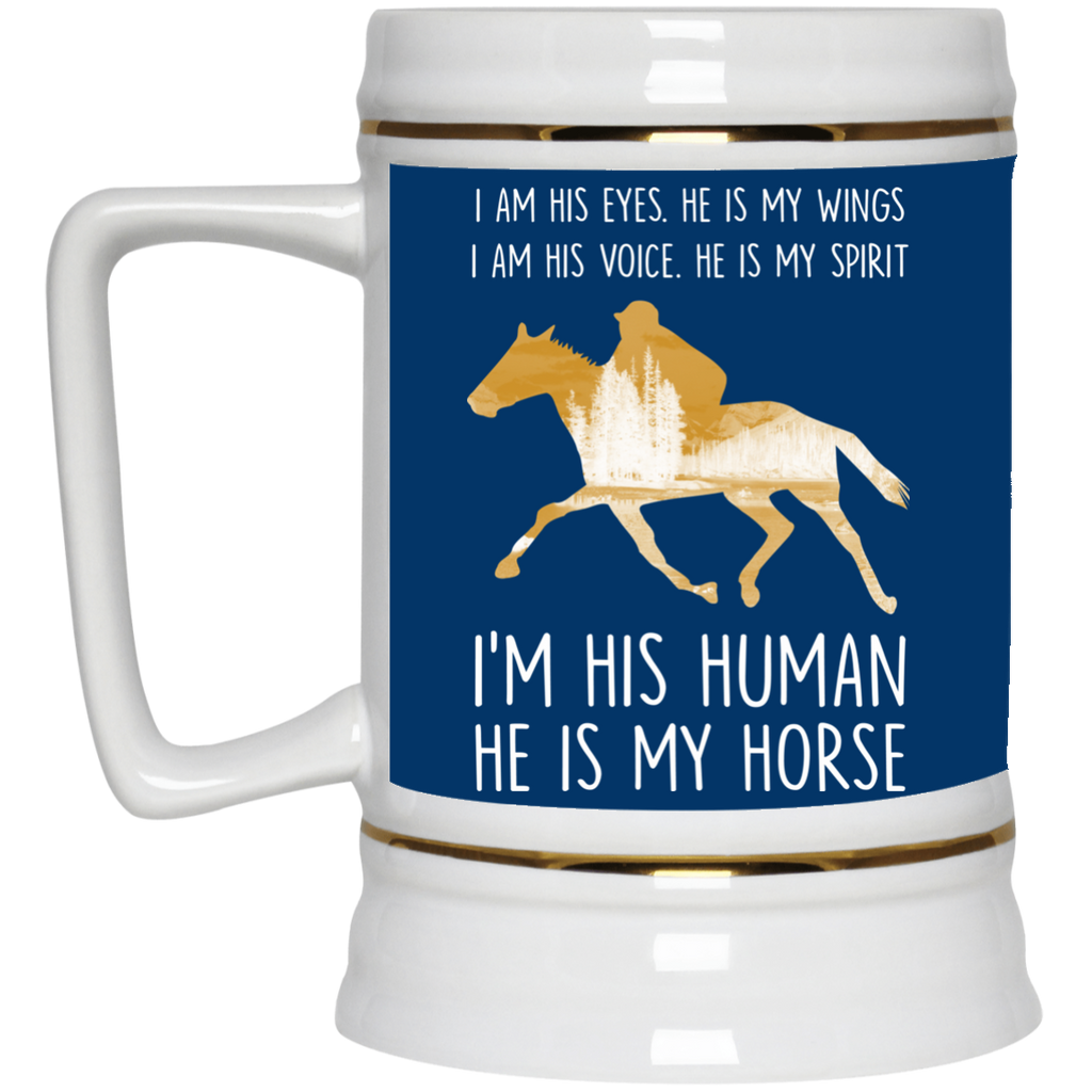 Nice Horse Mugs - He Is My Horse, is cool gift for your friends