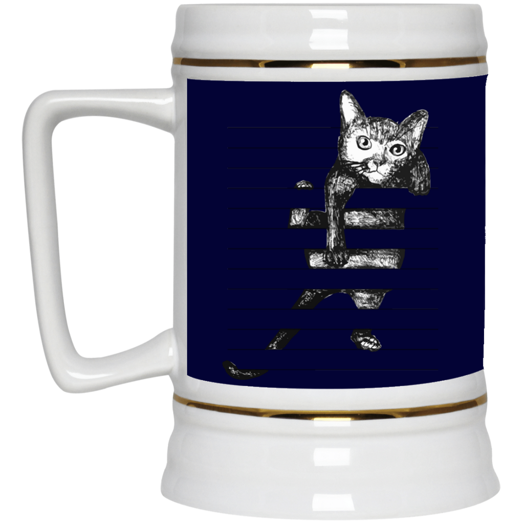 Nice Cat Black Mugs - Cat Hanging, is cool gift for your friends